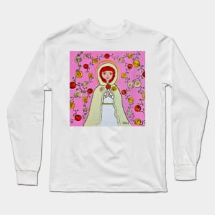 Virgencita "Rosa Mística" Long Sleeve T-Shirt